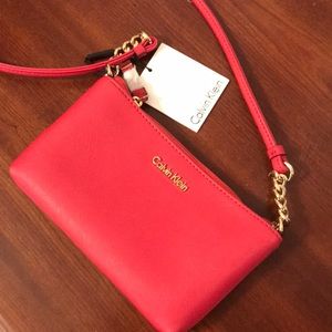 Calvin Klein Handbag Women’s Shoulder Pink Purse (B4)